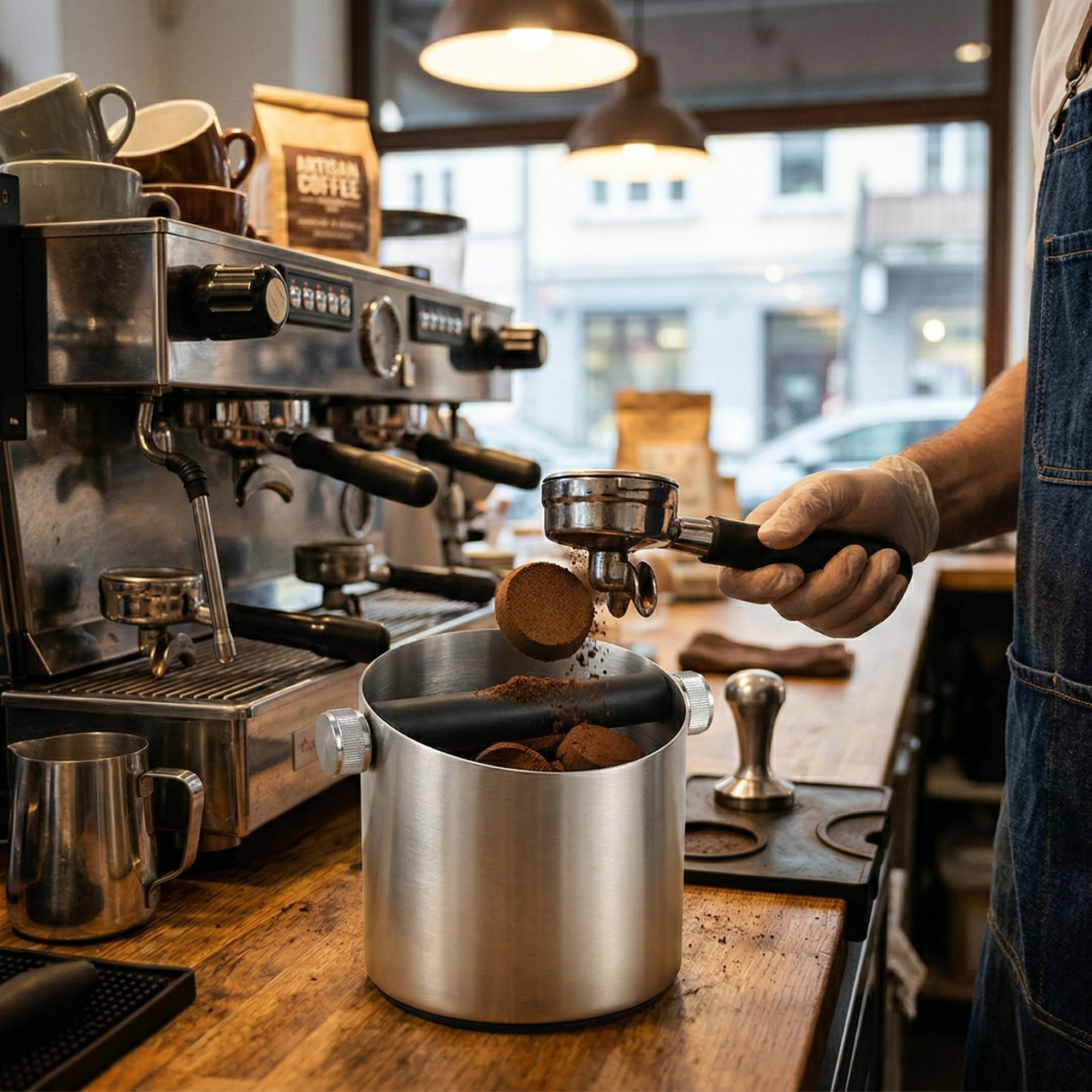 BEANS2COFFEE Stainless Steel Knock Box - Image 5