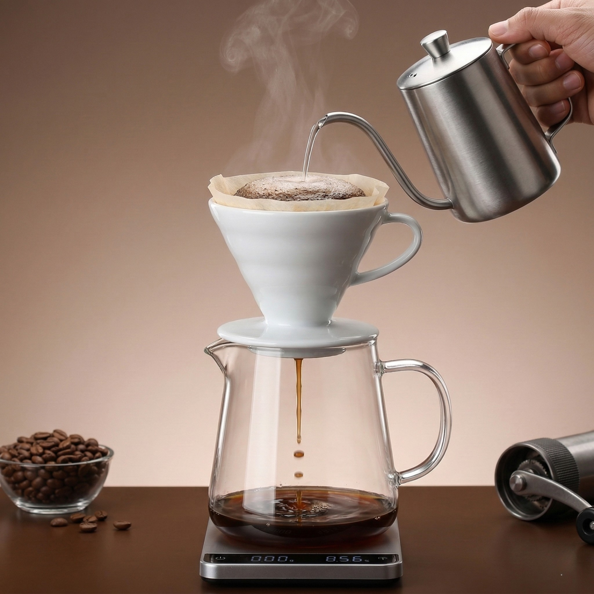 Modern Glass Coffee Pot | Manual Brewing Container - Image 4